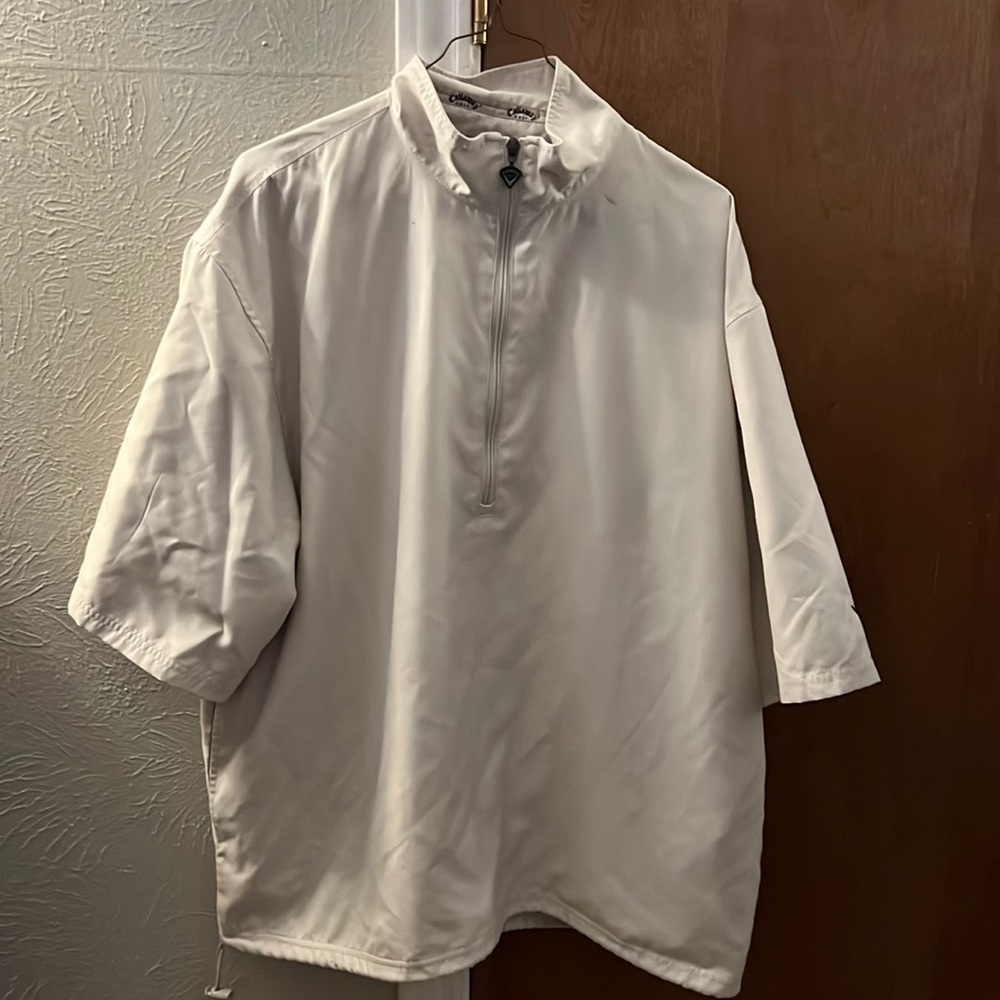 Tan Large Callaway Windbreaker short-sleeve